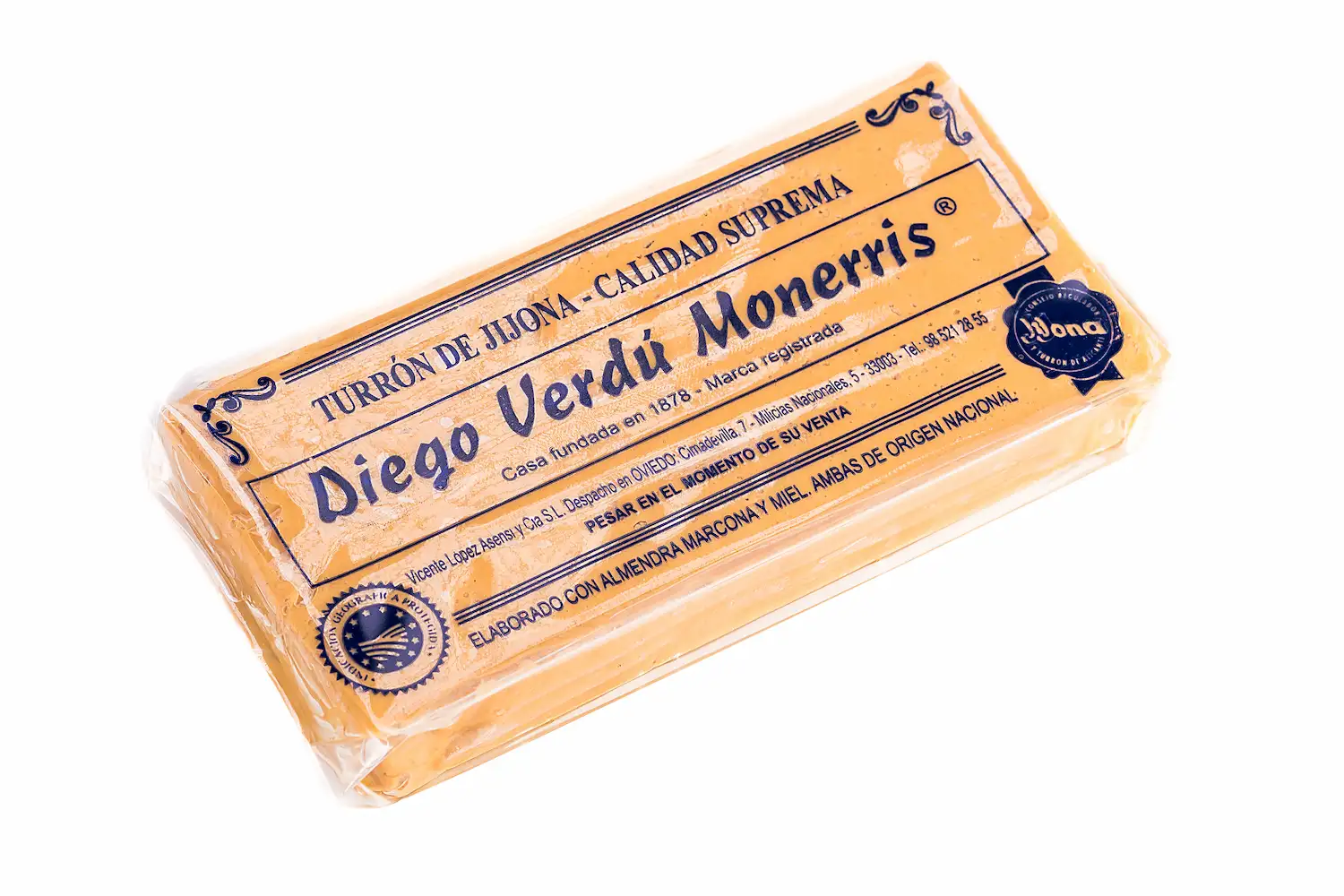 Turron blando de almendras