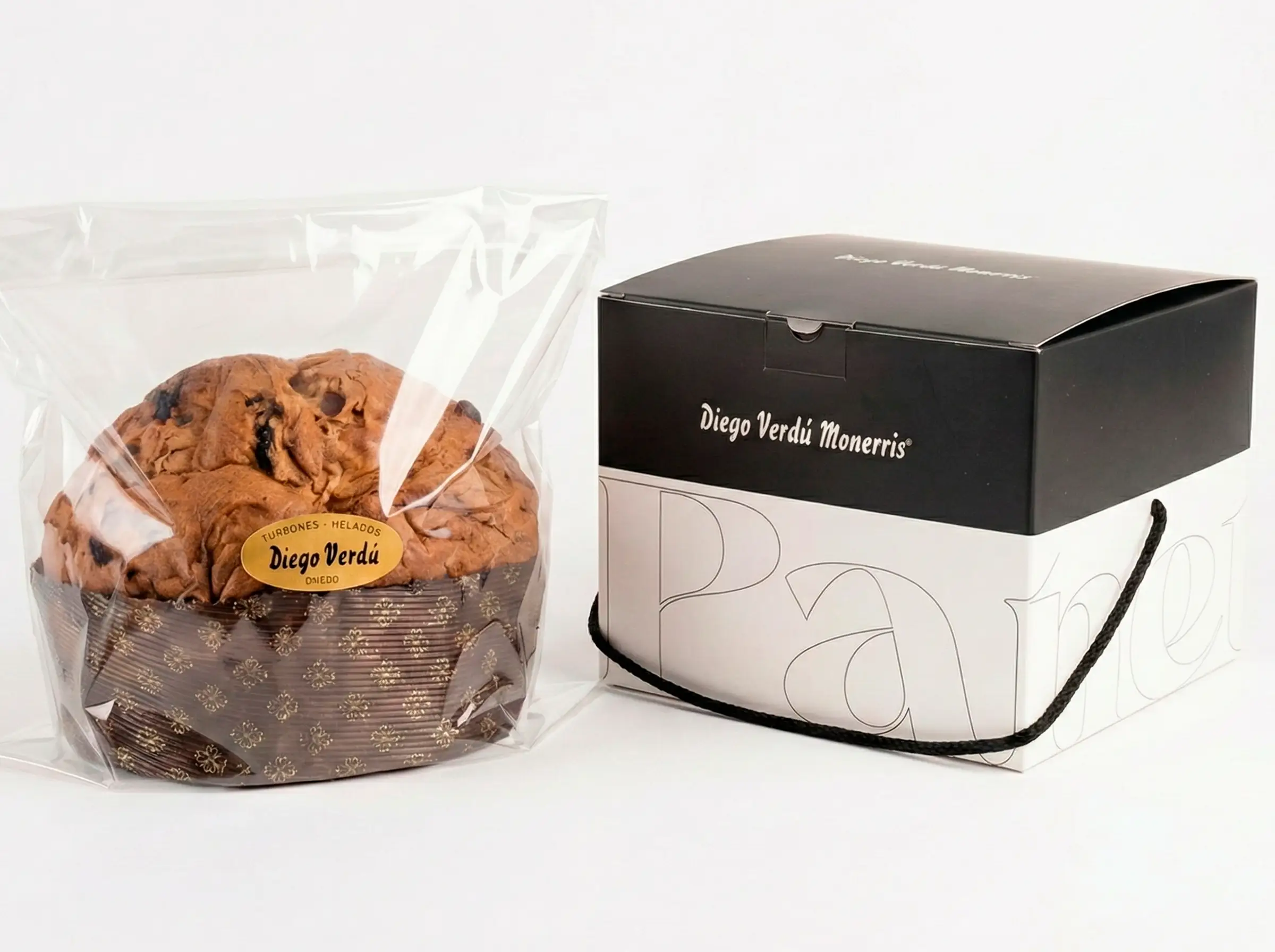 panetones con chocolate