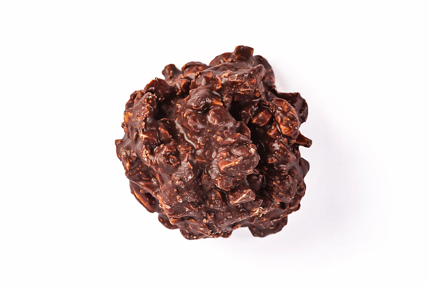 Bombon de roca chocolate negro