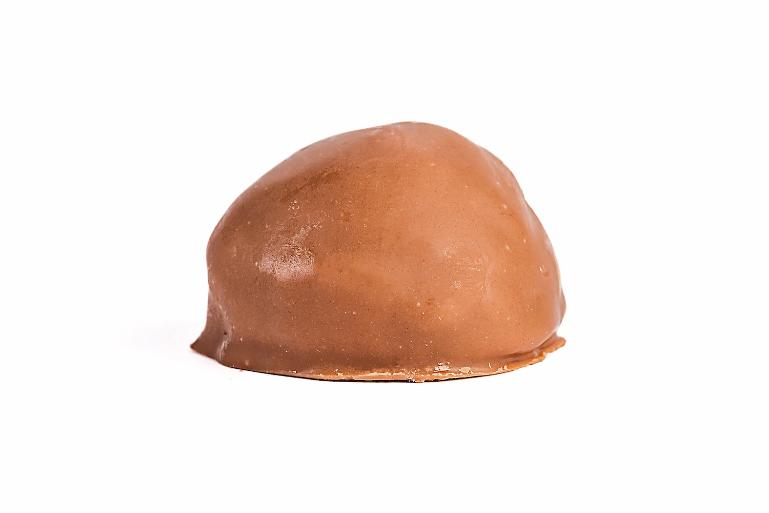 Bombon de turrón con chocolate con leche