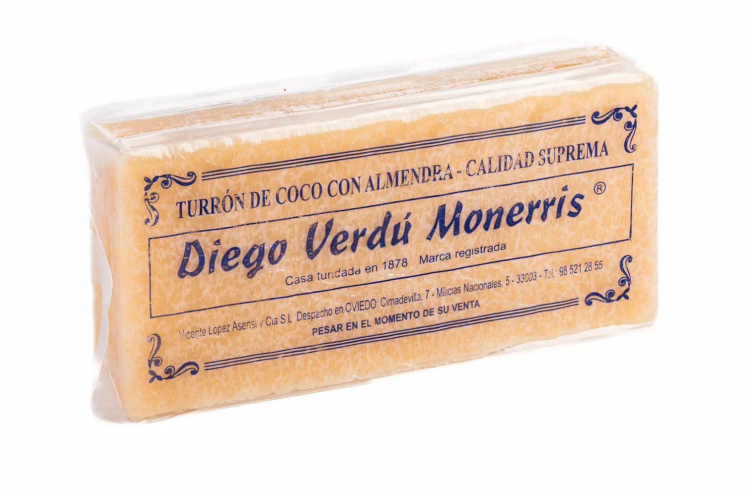 Turron blando de coco