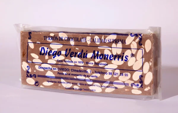 Turrón de chocolate negro