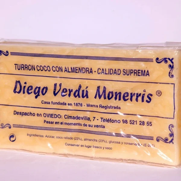 Turrón de coco
