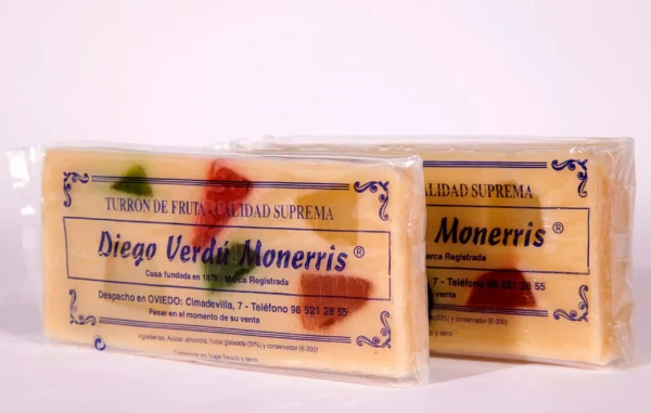 Turrón de frutas