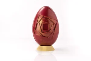 Diego Verdu Huevos de Pascua chocolate y frambuesa