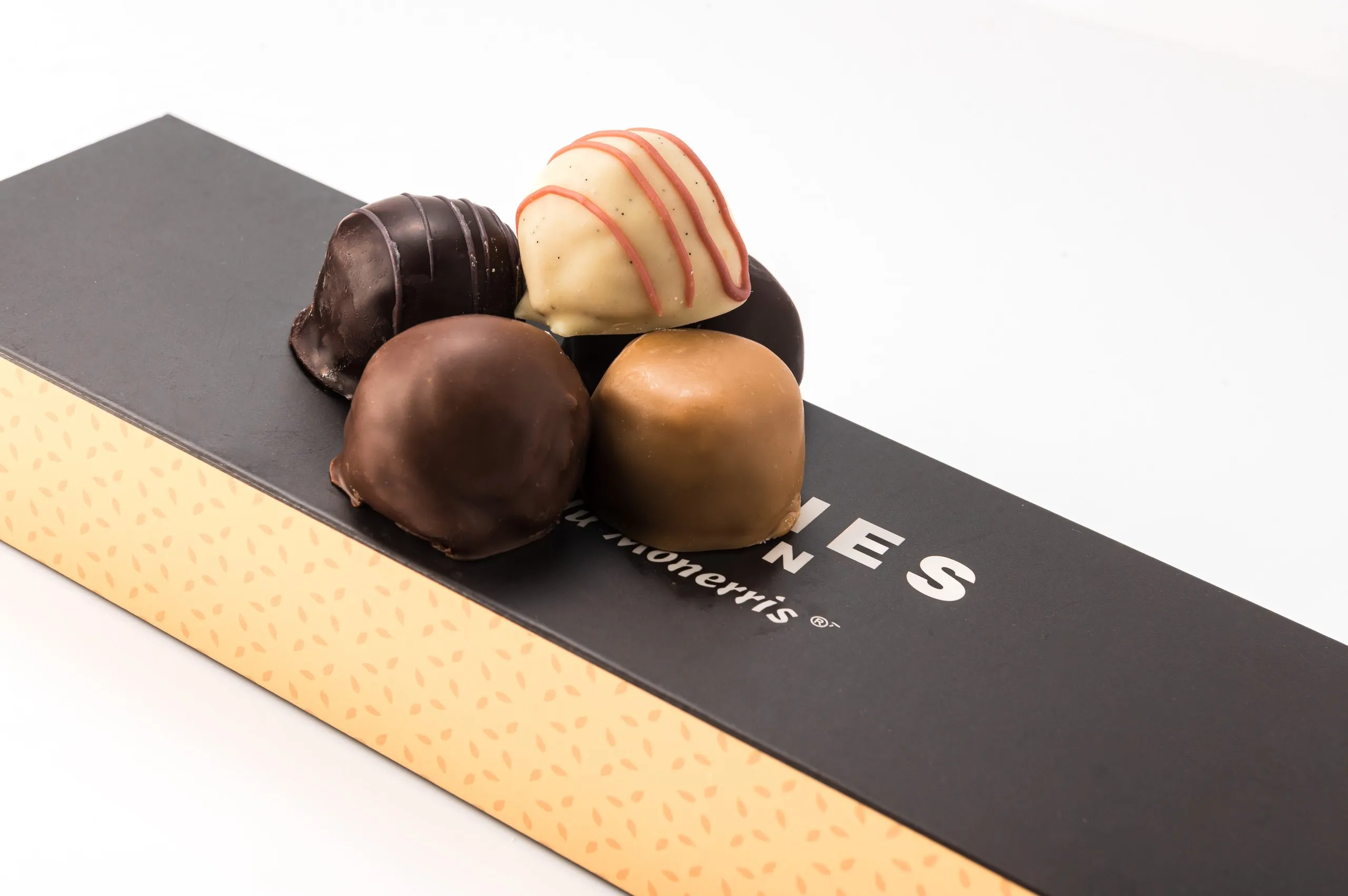 bombones de chocolate blanco